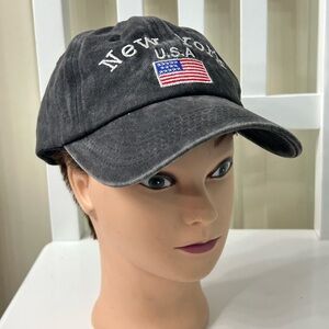 Vintage New York City Embroidered Adjustable Strap Dad Hat Cap